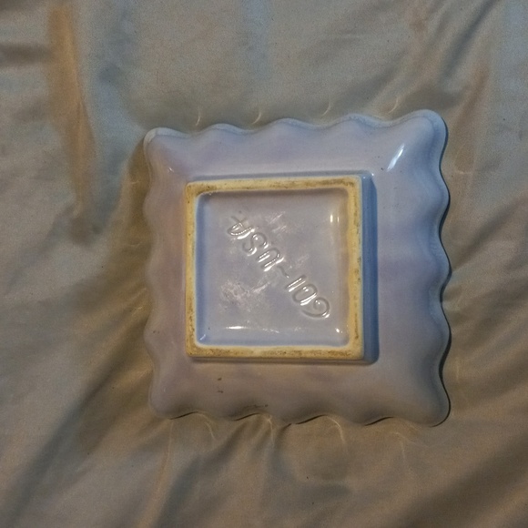 Bin # 5 Vintage square ceramic USA # 601 Dish - Picture 3 of 4